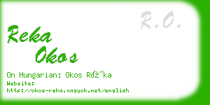 reka okos business card